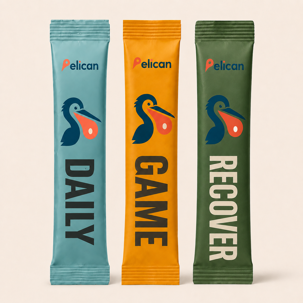 A first look at Pelican Daily, Game, and Recover stick pack concepts